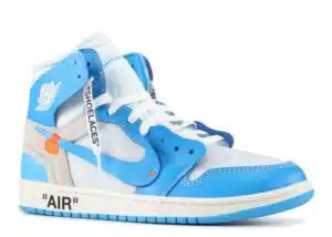  OFF-WHITE X AIR JORDAN 1 RETRO HIGH OG 'UNC' - immagine 6