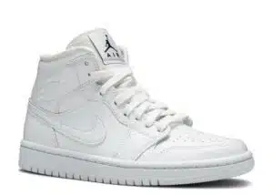AIR JORDAN 1 MID 'WHITE SNAKESKIN'  - immagine 2