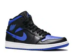 AIR JORDAN 1 MID 'NERO IPER ROYAL'  - immagine 2