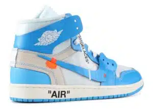  OFF-WHITE X AIR JORDAN 1 RETRO HIGH OG 'UNC' - immagine 5