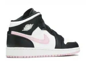 AIR JORDAN 1 MID GS 'BIANCO ROSA ARTICO' REPLICA - immagine 3