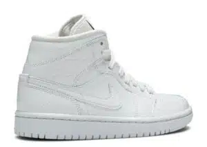 AIR JORDAN 1 MID 'WHITE SNAKESKIN'  - immagine 3
