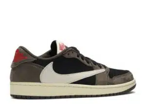 REPLICA TRAVIS SCOTT X AIR JORDAN 1 LOW 'MOCHA' - immagine 3