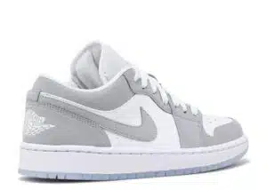 AIR JORDAN 1 LOW 'WHITE WOLF GREY'  - immagine 3