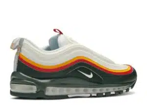  AIR MAX 97 SE 'WHITE EVERGREEN'  AIR MAX 97 GS 'WHITE EVERGREEN'. - immagine 3