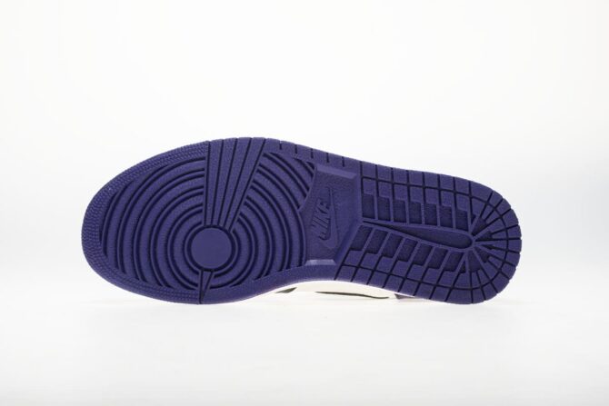 REPLICA AIR JORDAN 1 HIGH OG 'COURT PURPLE' NERO - immagine 2