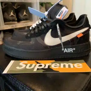  AIR FORCE ONE OFF-WHITE NERO - immagine 2