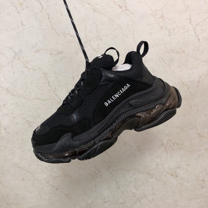 REPLICA BALENCIAGA TRIPLE S CLEAR NERO - immagine 5