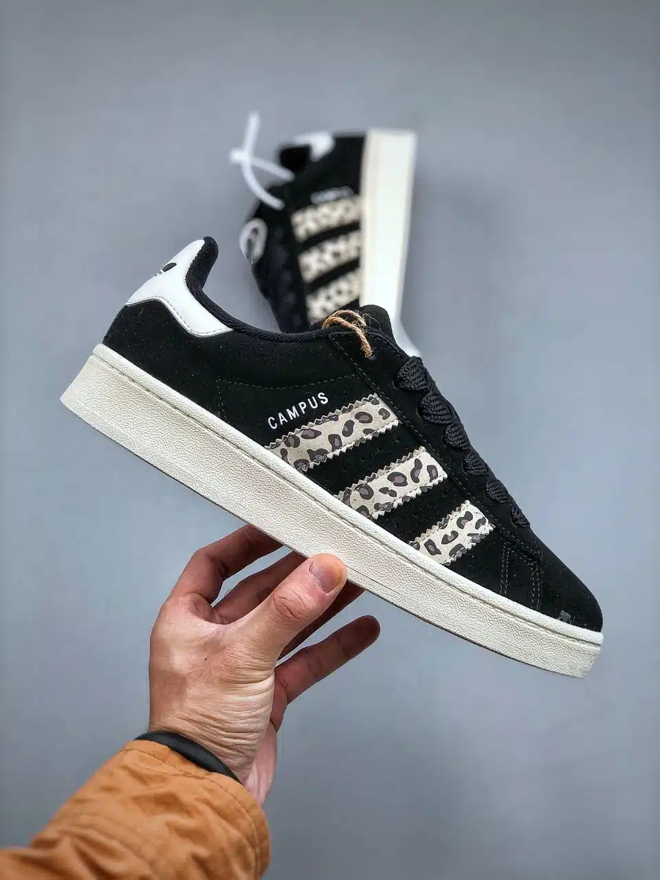ADIDAS CAMPUS 00'S 'BLACK LEOPARD' REPLICA - immagine 7