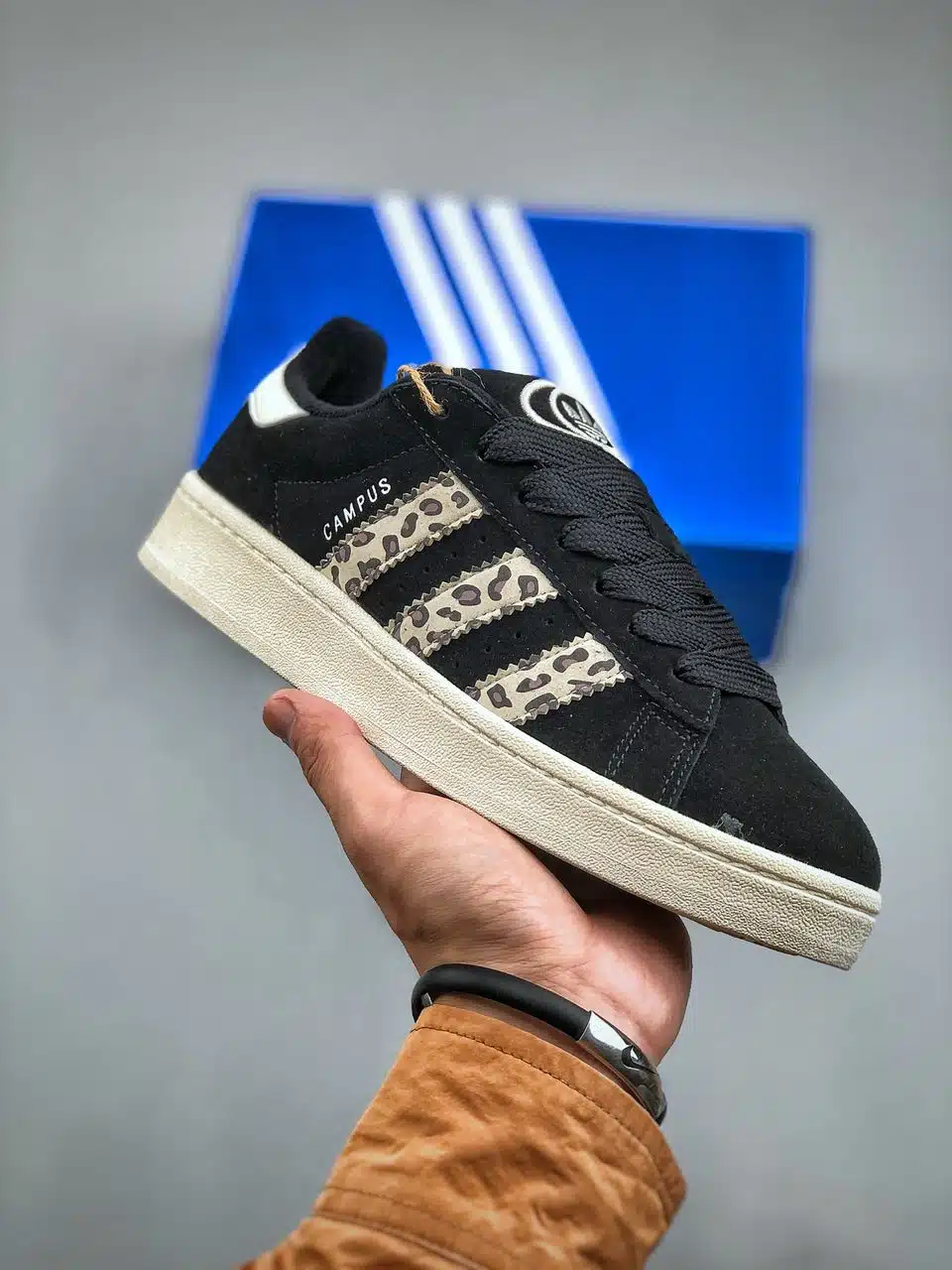 ADIDAS CAMPUS 00'S 'BLACK LEOPARD' REPLICA - immagine 10