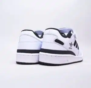  ADIDAS FORUM BASSO BIANCO NERO - immagine 2