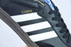 ADIDAS SAMBA 'NERO GUM' REPLICA - immagine 5