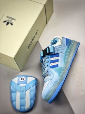 ADIDAS X BAD BUNNY FORUM BUCKLE LOW «BLUE TINT»  - immagine 8