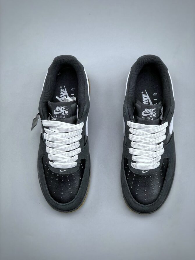 AIR FORCE 1 '07 LV8 REPLICA 'BLACK/GUM' LIGHT 'BROWN/WHITE' - immagine 6