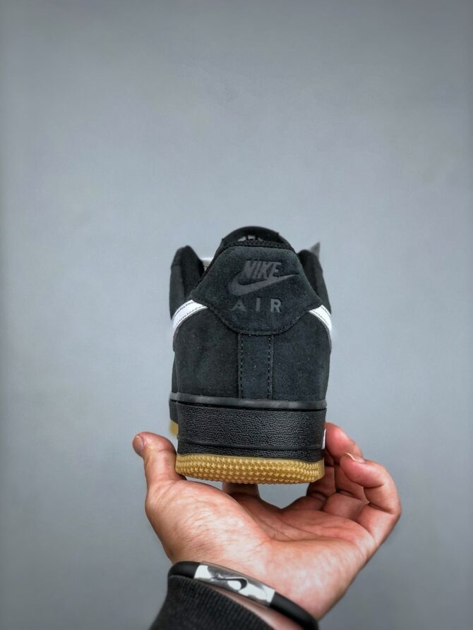 AIR FORCE 1 '07 LV8 REPLICA 'BLACK/GUM' LIGHT 'BROWN/WHITE' - immagine 4
