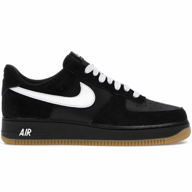 AIR FORCE 1 '07 LV8 REPLICA 'BLACK/GUM' LIGHT 'BROWN/WHITE'