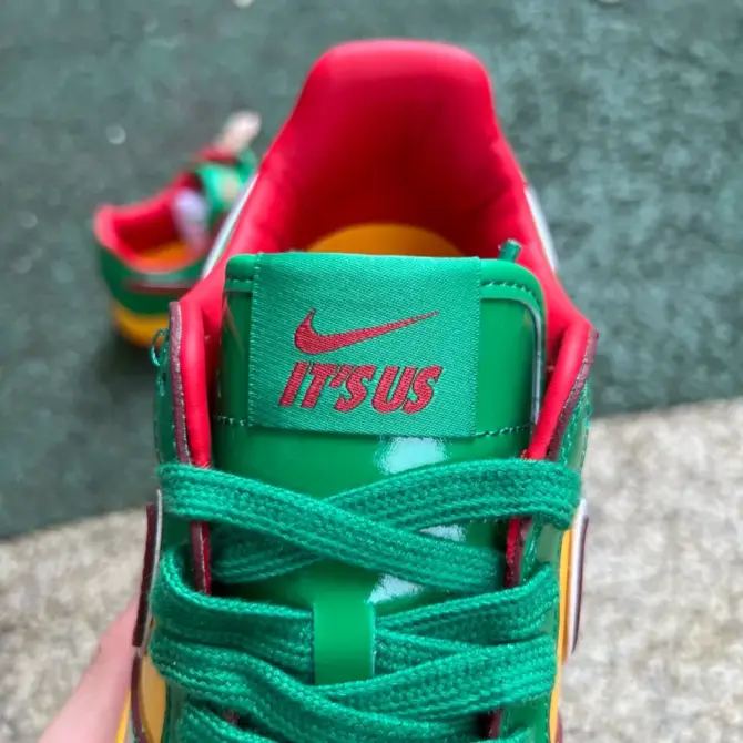 REPLICA AIR FORCE 1 LOW LIL YACHTY CONCRETE BOYS 'LUCKY GREEN' - immagine 5