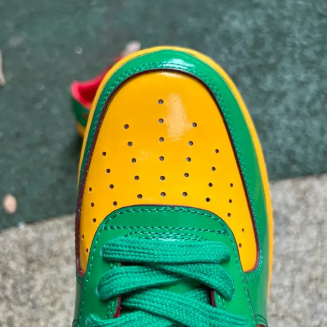 REPLICA AIR FORCE 1 LOW LIL YACHTY CONCRETE BOYS 'LUCKY GREEN' - immagine 4