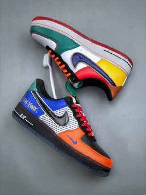REPLICA AIR FORCE 1 LOW NYC 'CITY OF ATHLETES' - immagine 3