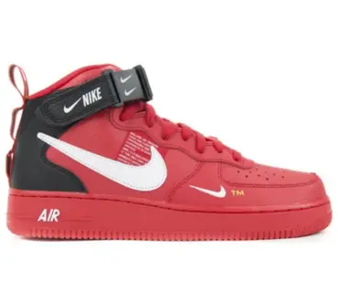 AIR FORCE 1 MID LV8 GS 'UNIVERSITY RED' REPLICA