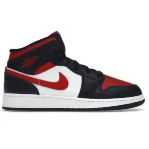 AIR JORDAN 1 MID 'NERO FIRE RED' 