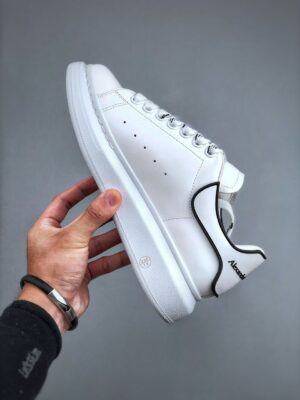  ALEXANDER MCQUEEN BIANCO LINEA NERA - immagine 4
