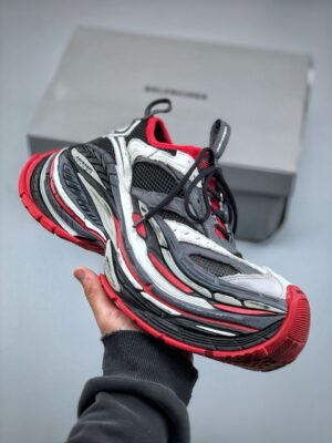  BALENCIAGA PLATFORM REDUCED ‘NERE, GRIGIE E ROSSE’ - immagine 9