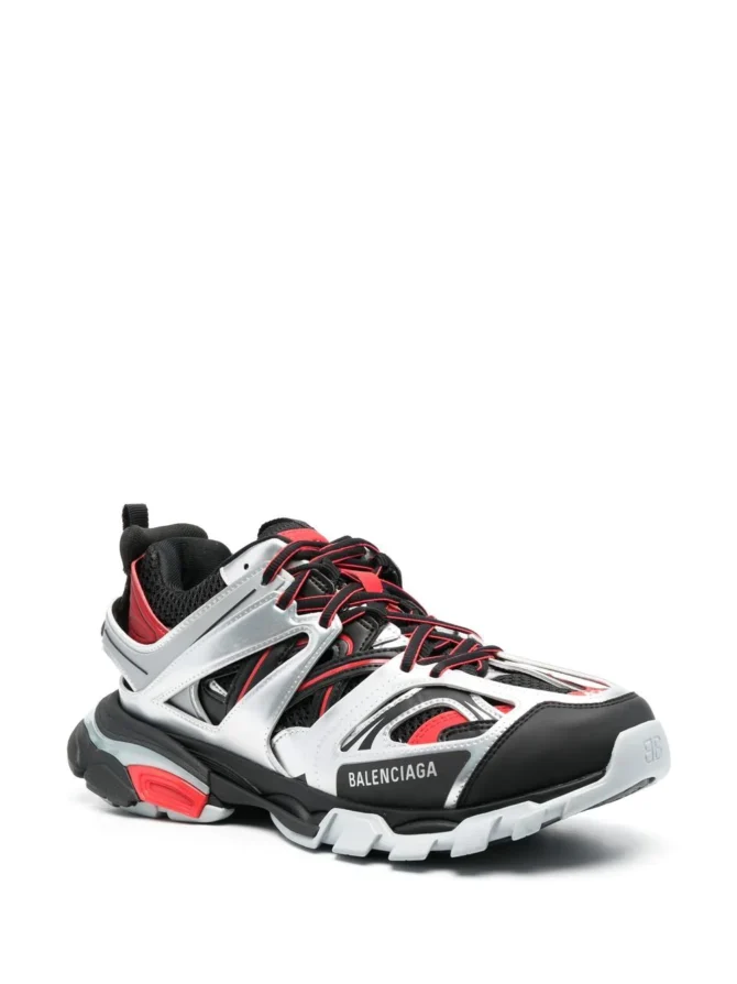REPLICA BALENCIAGA TRACK 'NERE ROSSE E BIANCHE' SILVER - immagine 2