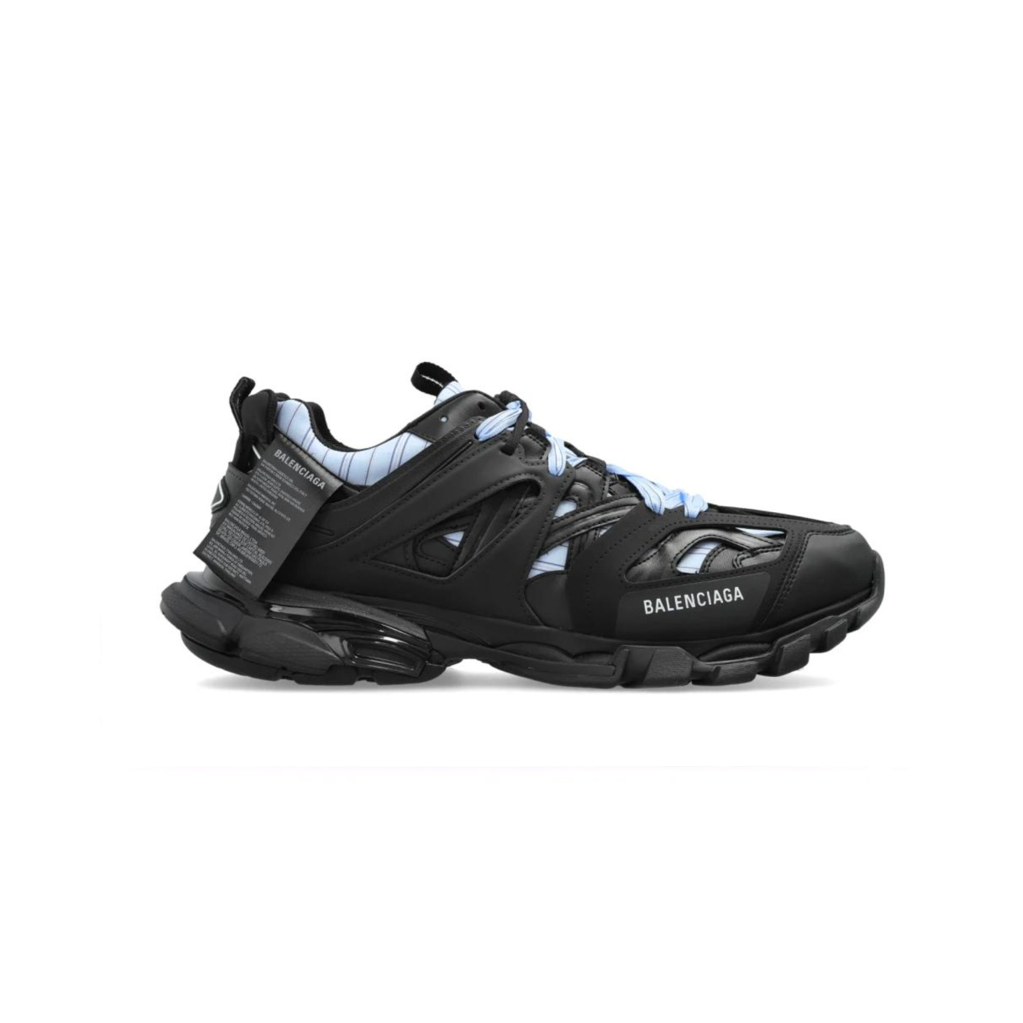 BALENCIAGA TRACK SHIRT 'NERE E AZZURRE' (1) BALENCIAGA TRACK SHIRT' NERE E AZZURRE' - immagine 1