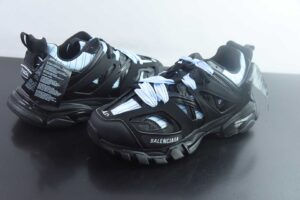 BALENCIAGA TRACK SHIRT' NERE E AZZURRE' - immagine 2