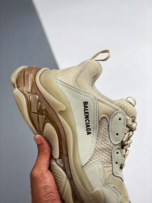  BALENCIAGA TRIPLE S CLEAR SOLE 'OFF WHITE - immagine 2