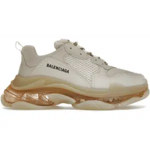  BALENCIAGA TRIPLE S CLEAR SOLE 'OFF WHITE