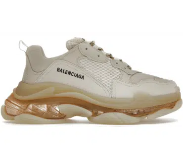REPLICA BALENCIAGA TRIPLE S CLEAR SOLE 'OFF WHITE