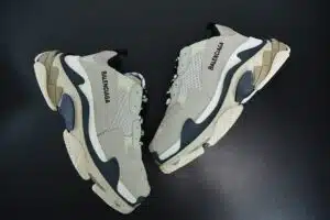  BALENCIAGA TRIPLE S TRAINER 'VANILLE' - immagine 7