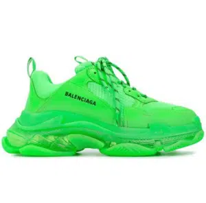  BALENCIAGA TRIPLE S CLEAR VERDE