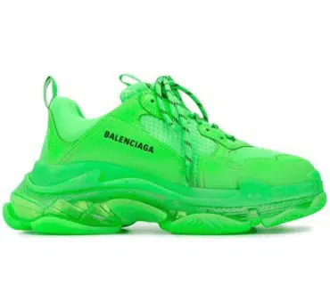 REPLICA BALENCIAGA TRIPLE S CLEAR VERDE