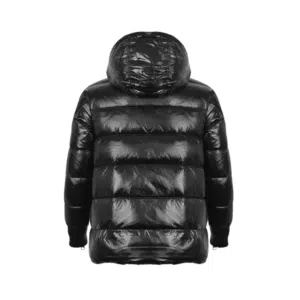  MONCLER GIACCA TRAPUNTATA CON CAPPUCCIO 'NERO - immagine 7