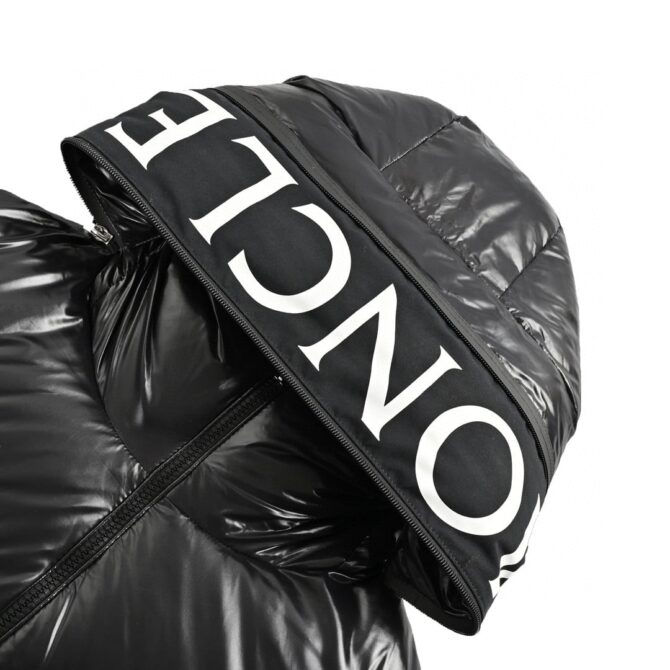 PIUMINO MONCLER REPLICA 'NERO' - immagine 5