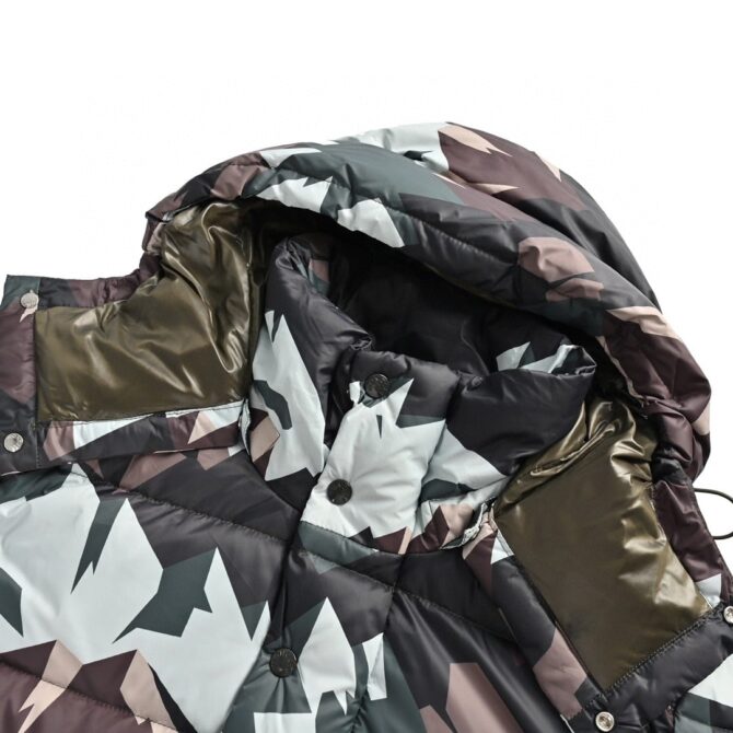 REPLICA MONCLER GIACCA NEVE CON CAPPUCCIO 'FOREST' - immagine 5