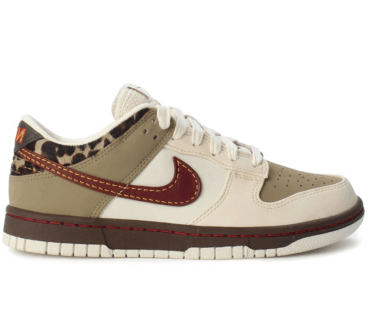 DUNK LOW RETRO KHAKI TEAM 'RED PEARL WHITE' REPLICA