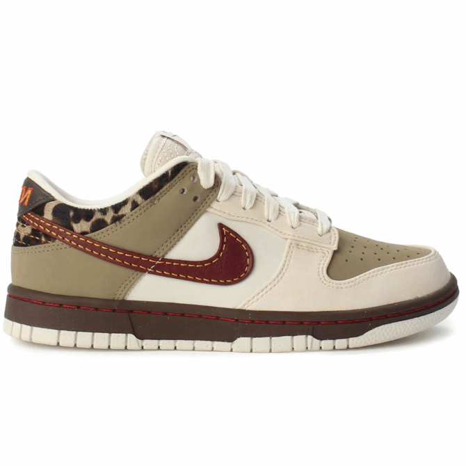 DUNK LOW RETRO KHAKI TEAM 'RED PEARL WHITE' REPLICA