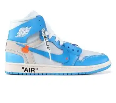 REPLICA OFF-WHITE X AIR JORDAN 1 RETRO HIGH OG 'UNC'