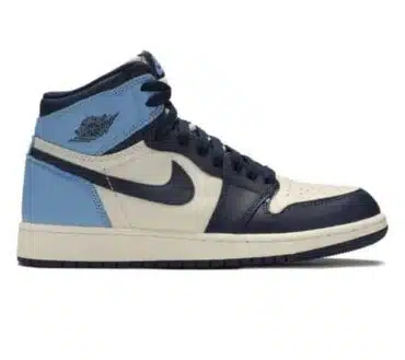 AIR JORDAN 1 RETRO HIGH OG GS 'OBSIDIAN' REPLICA