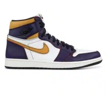 AIR JORDAN RETRO 1 LAKERS REPLICA 'LA TO CHICAGO'