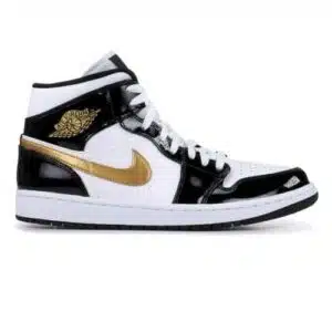 AIR JORDAN 1 MID PATENT 'ORO NERO' 