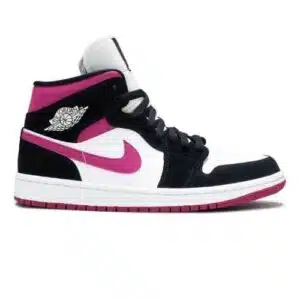 AIR JORDAN 1 MID 'BLACK CACTUS FLOWER' 