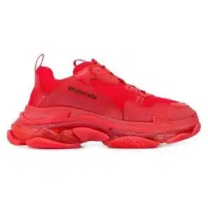  BALENCIAGA TRIPLE S CLEAR REDS
