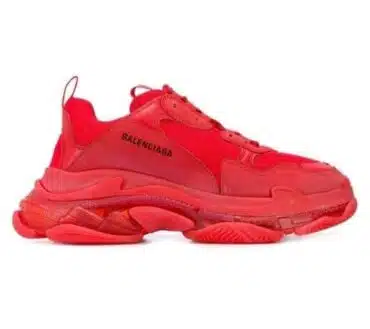 REPLICA BALENCIAGA TRIPLE S CLEAR REDS