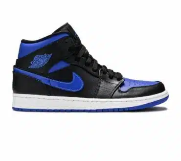AIR JORDAN 1 MID 'NERO IPER ROYAL' REPLICA