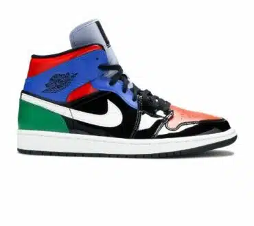 AIR JORDAN 1 MID SE 'MULTI PATENT' REPLICA